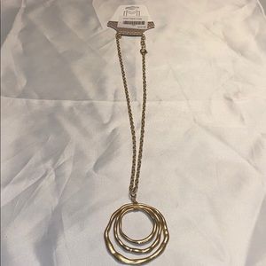 Triple Gold Loop Necklace